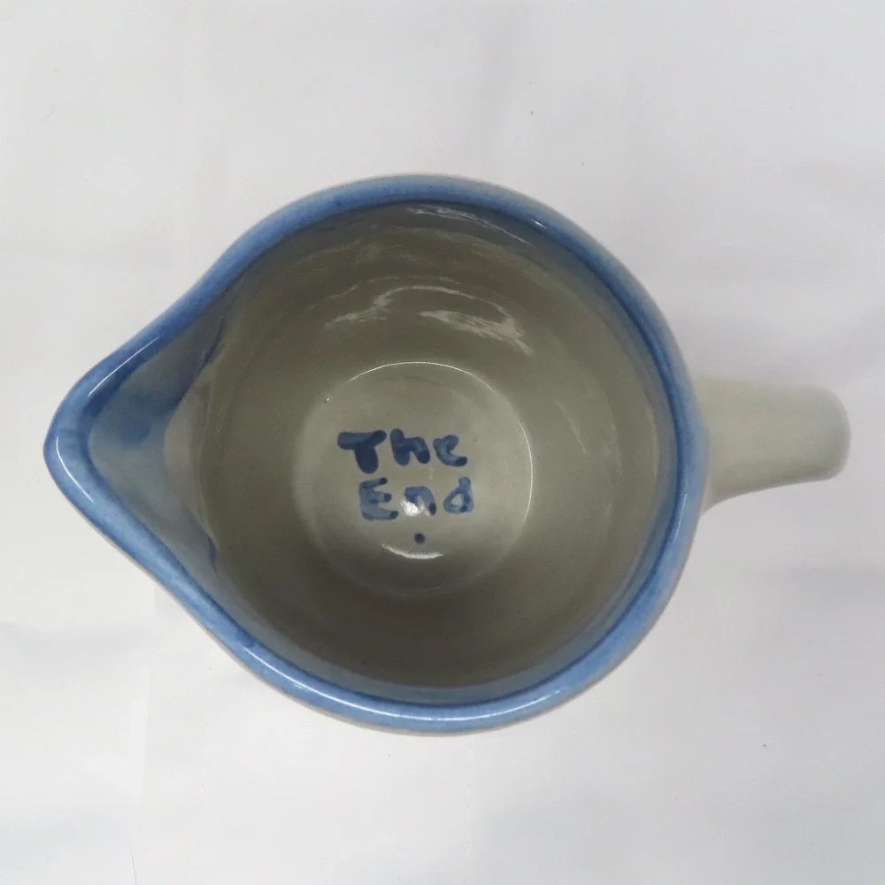 M A Hadley Pottery Spotted Horse Small Pitcher Creamer The End Vintage Stoneware